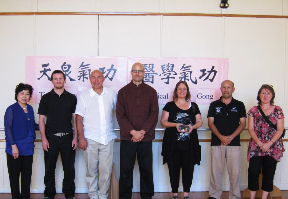 This image is to show the participants of Auckland and Christchurch Qigong Open Days