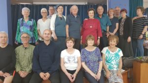 Group photo after qigong class in Israel