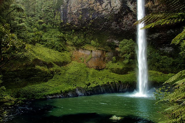 Waterfall illustrating the healing power of natural water