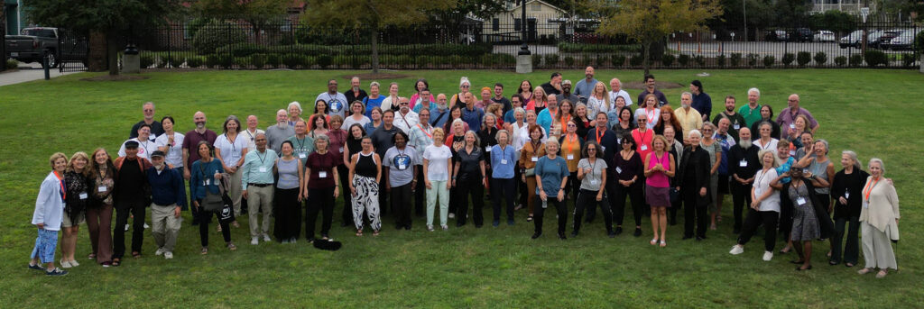 This image shows many of the attendees at the National Qigong Association (NQA) 2024 held in Savannah, Georgia, USA