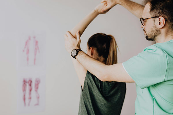 Therapy to show qigong practices as being similar to the exercises a physical therapist